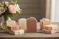 Desert Bloom | Dual-Clay & Oat Milk Soap | French Rose & Green Clay Mineral Bar | Scented