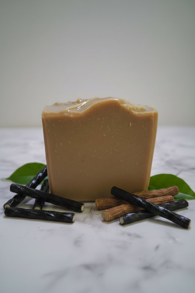 Le' Cori | Licorice, Green Clay, Oakmilk Soap | Unscented | Vegan