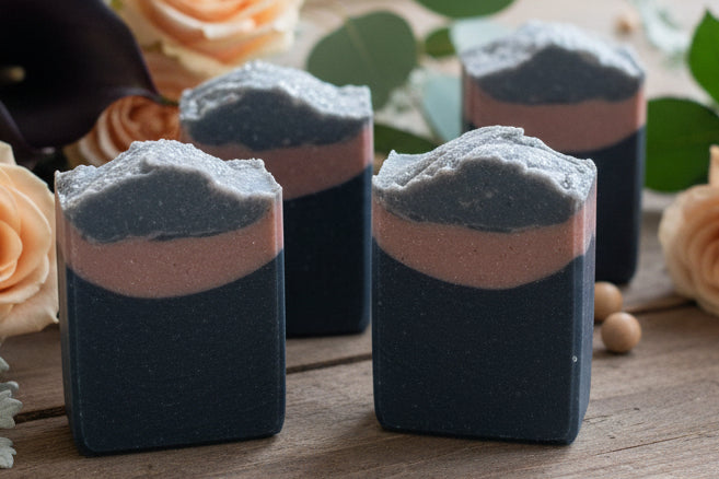 The Silver Lining | Charcoal & Buttermilk Soap | Scented