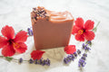 Hibiscus & Lavender Soap | Lightly Scented with Lavender