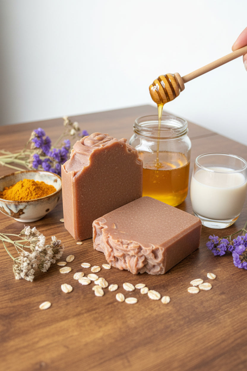 Spice | Turmeric | Honey | Milk | Scented and Unscented Soap